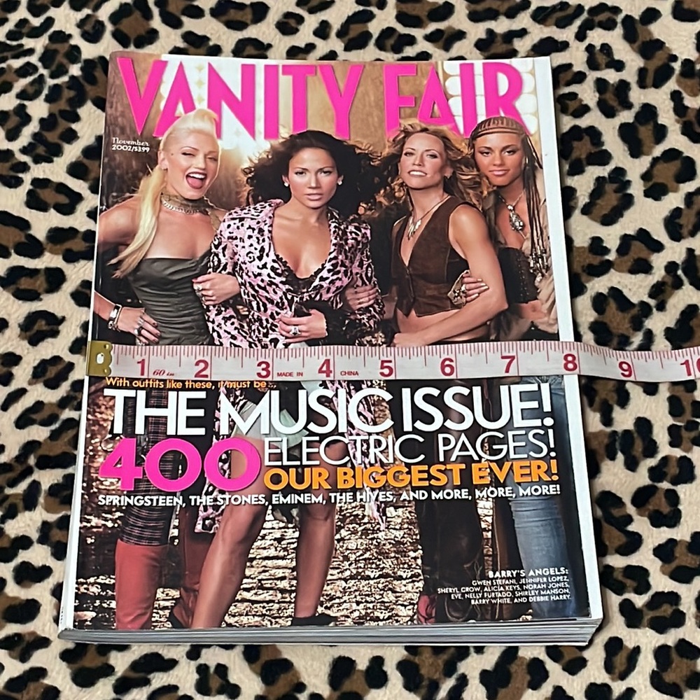 2002 Vanity Fair The Music Issue ๐ถ November JLo Gwen Stefani Alicia Keys Crow - Picture 5 of 17